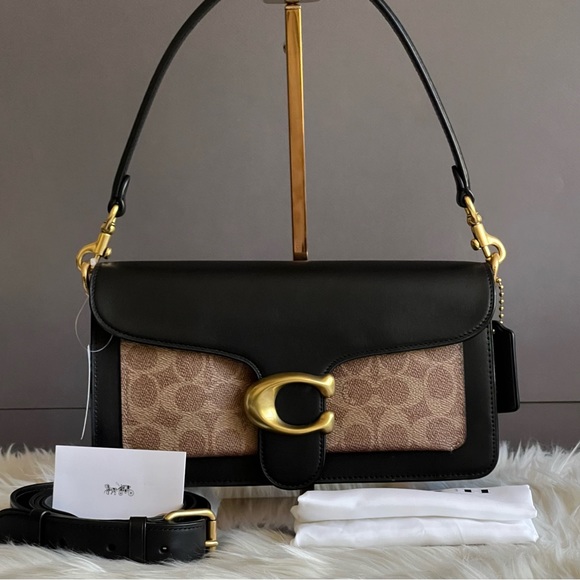 💰SOLD - 91215 - Coach Tabby Shoulder Bag 26 With Signature Canvas - Picture 13 of 15